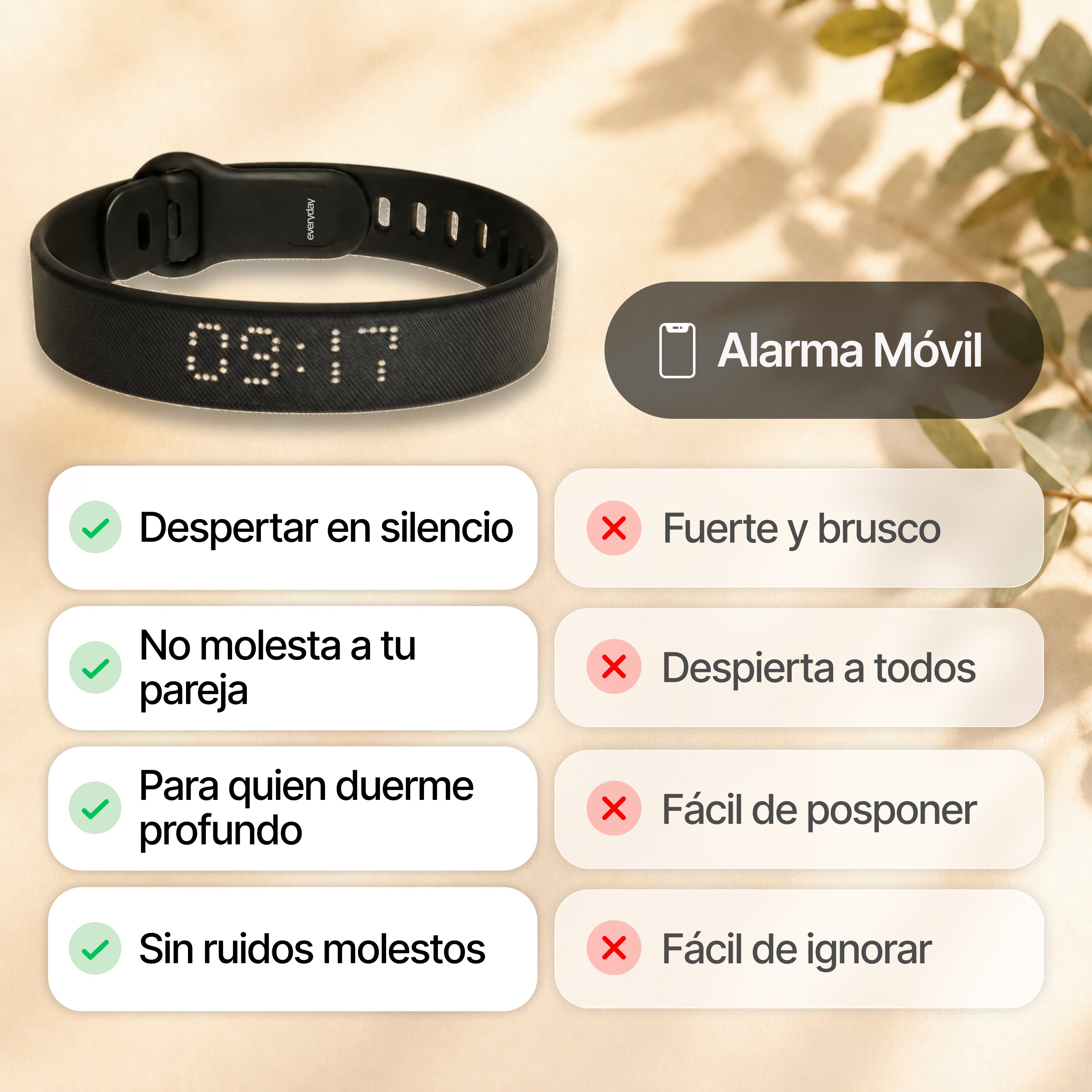 Pulsera despertador
